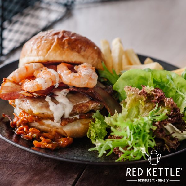 Cajun Prawn <br/>Pork Burger