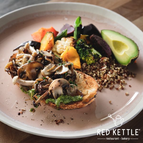 Mushroom Avocado Toast