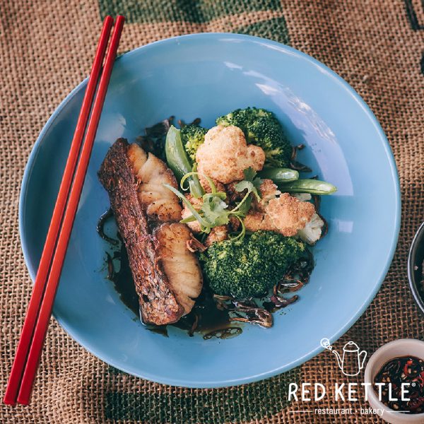 Oriental Pan-fried Fish N Rice