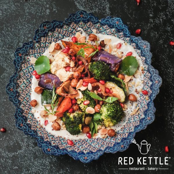 Tahini Grilled N Roasted Vege Salad